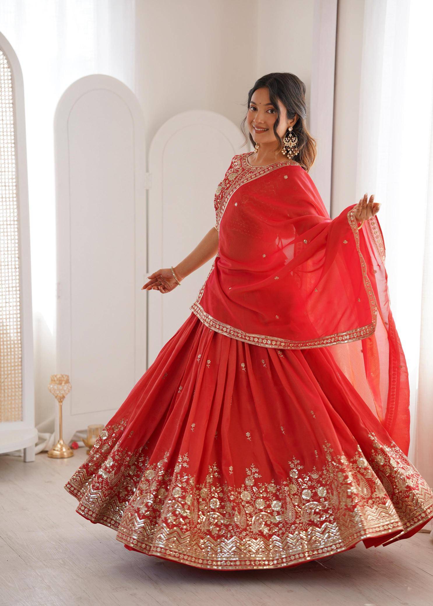 Boutique Statement Piece SP 70 Simmer Designer lehenga choli wholesale in Hyderabad